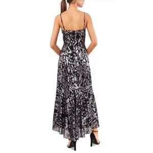 1.STATE
Women's V-Neck Sleeveless High-Low Ruffle-Trim Maxi Dress Size XS